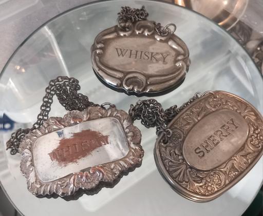 Buy & Sell Thatto Heath Saint Helens - Photos for vintage silver plated spirit bottle labels