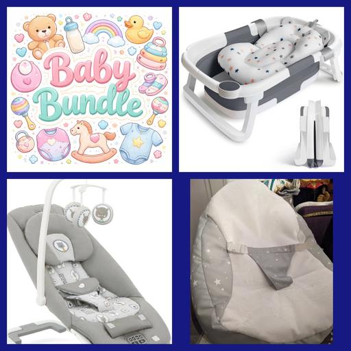 Buy & Sell Bootle Sefton - Photos for Big baby bundle bath, rocker and beanbag