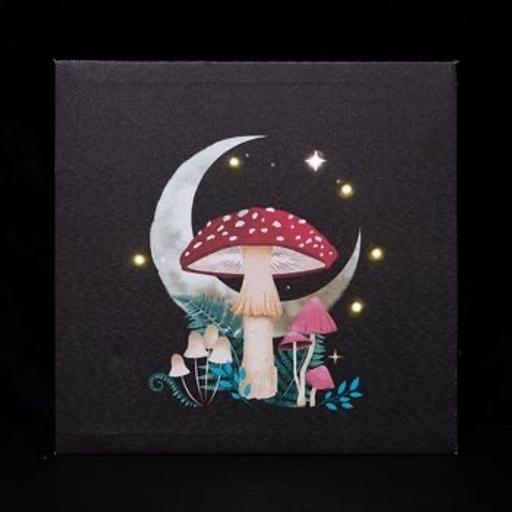 Buy & Sell Crewe Cheshire East - Photos for Forest Light Up Mushroom Canvas Plaque