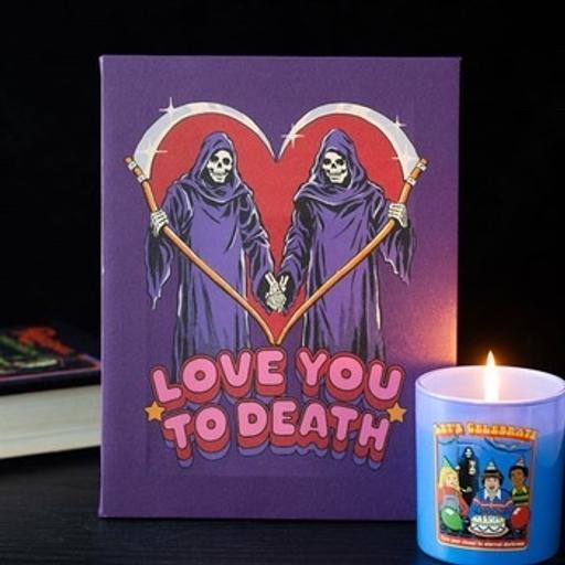 Buy & Sell Crewe Cheshire East - Photos for Love You To Death Canvas Plaque-Steven Rhodes