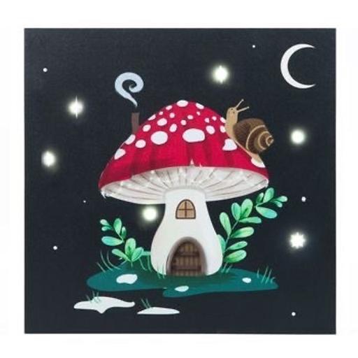 Buy & Sell Crewe Cheshire East - Photos for Gnome Sweet Gnome Light Up Canvas Plaque