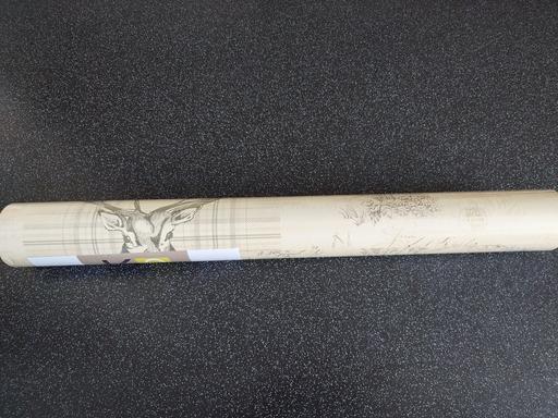 Buy & Sell Woodthorpe Charnwood - Photos for Full roll of charcoal/linen 10m wallpaper