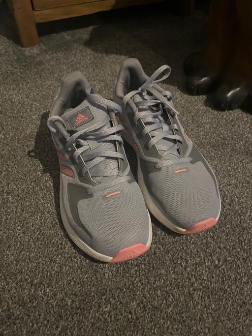 Buy & Sell Conisbrough Doncaster - Photos for Hardly worn adidas grey none slip trainers 6