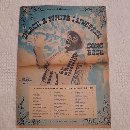 Buy & Sell Preston South Ribble - Photos for BLACK & WHITE MINSTRELS SONG BOOK🎵