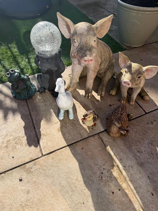 Buy & Sell Wylde Green Birmingham - Photos for Job lot garden animal ornaments pig duck frog
