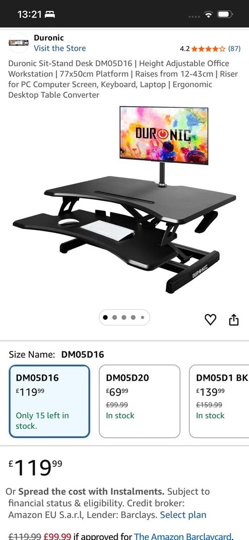 Buy & Sell - images_alt_text Black desk and standing desk