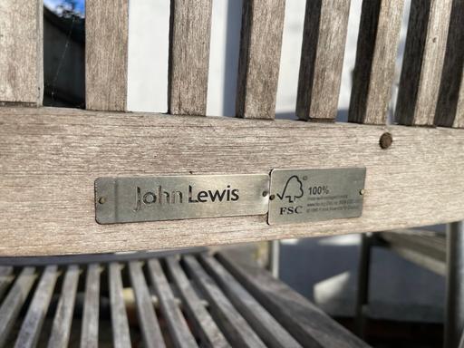 Buy & Sell Streatham South West London - Photos for John Lewis garden wood chairs