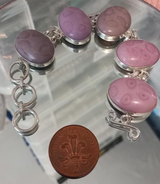 Buy & Sell Thatto Heath Saint Helens - images_alt_text sterling silver lavander agate bracelet