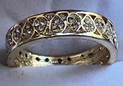 Buy & Sell Yeovil Somerset - Photos for Ladies 18k gold plate c.z full eternity ring
