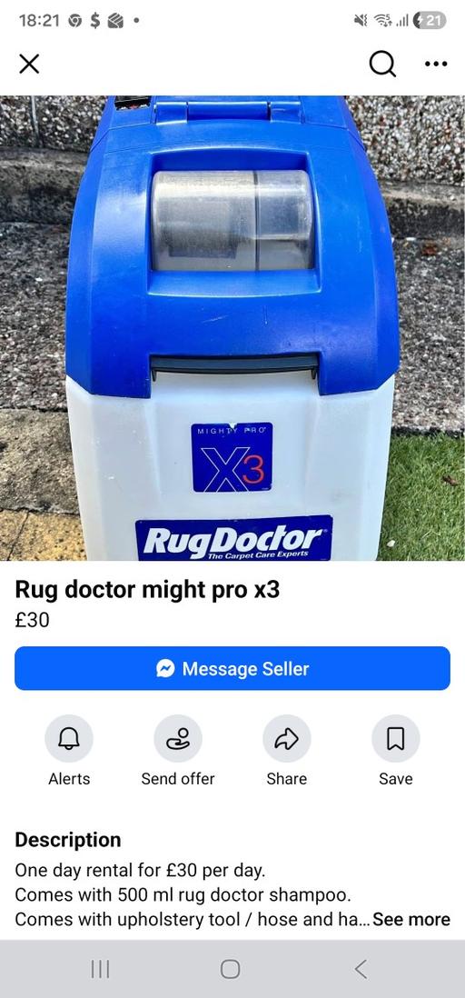 Buy & Sell Great Sutton Cheshire West and Chester - Photos for rug doctor good condtion
