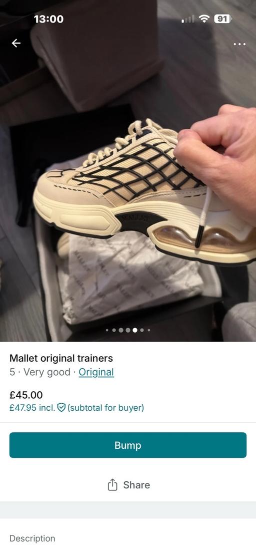  — Mallet London trainers
