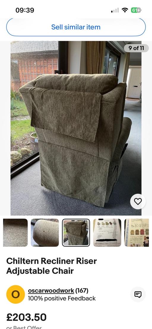 Buy & Sell Aylesbury Buckinghamshire - Photos for Chiltern company Recliner chair