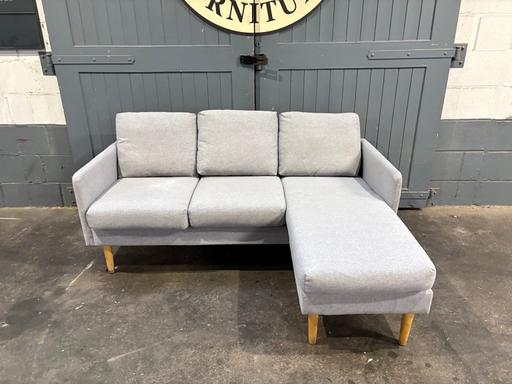 Buy & Sell Morden Road Station Merton - Photos for Small grey L sofa, FREE DELIVERY