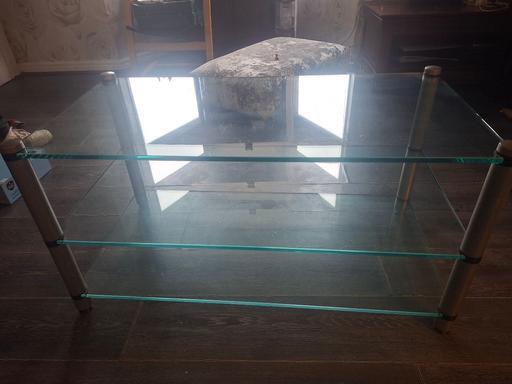 Buy & Sell Acocks Green Birmingham - Photos for 3 tiered glass TV stand/ table