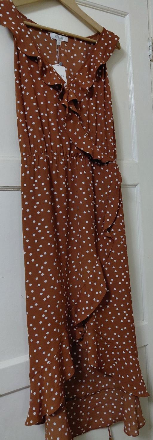 Buy & Sell Old Kent Road South East London - Photos for New Oasis polka dot brown Dress size 18