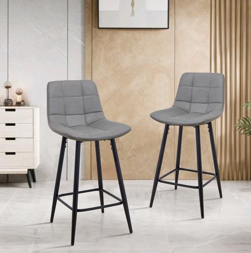 Buy & Sell Camp Hill Birmingham - Photos for A Pair of Tall Bar Stools Faux Leather Seat M