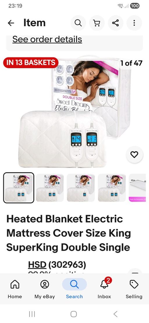 Buy & Sell Seacroft Leeds - Photos for electric blanket double brand new