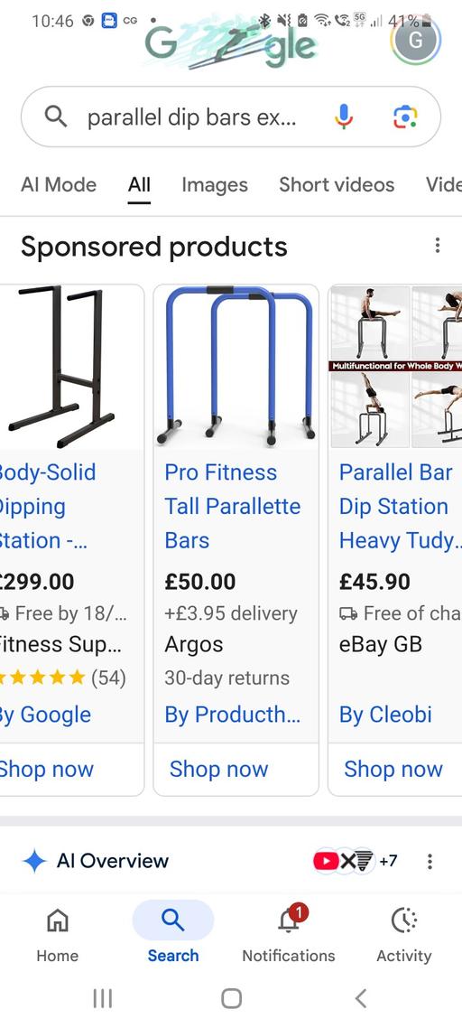 Buy & Sell Halesowen Dudley - Photos for parallel dip bars