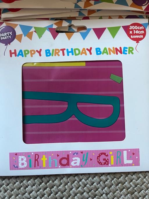 Buy & Sell Wednesfield Wolverhampton - Photos for Birthday rosette and banner 1£ each a few