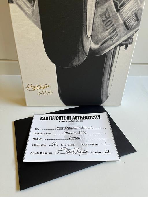 Buy & Sell Derry Downs South East London - Photos for Motorcycle canvas print. Joey Dunlop