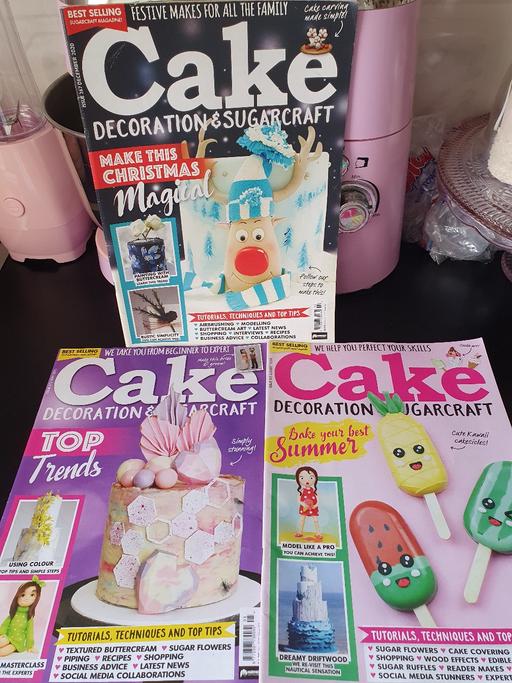 Buy & Sell Upper Gornal Dudley - Photos for cake decoration & sugarcraft magazines x 3
