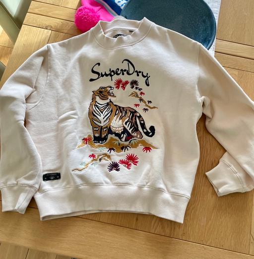 Buy & Sell Surbiton Kingston upon Thames - Photos for SuperDry Jumper with Tiger Detail.