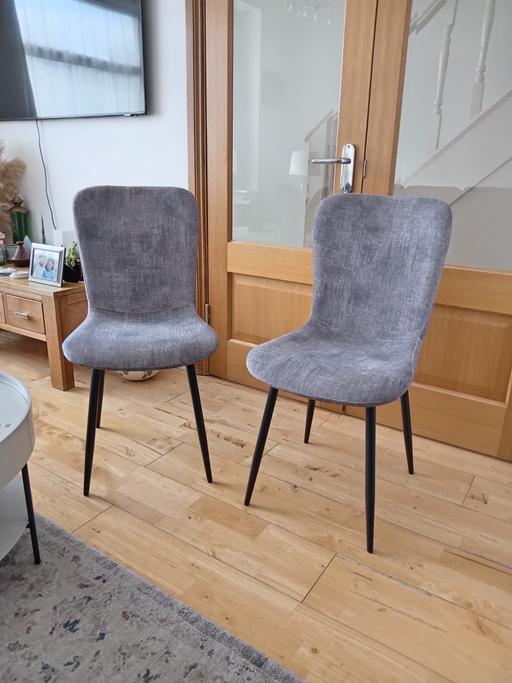 Buy & Sell Romford Havering - Photos for Grey dining chairs £15 each