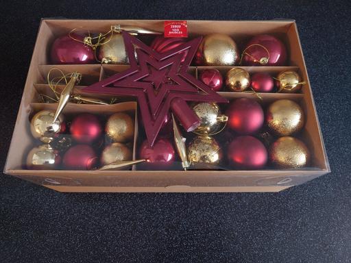 Buy & Sell Woodthorpe Charnwood - Photos for Large pack of 100 Christmas baubles