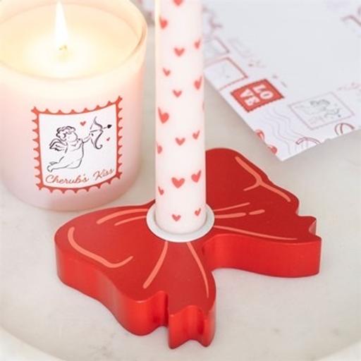 Buy & Sell Crewe Cheshire East - Photos for Red Bow Taper Candle - Valentine