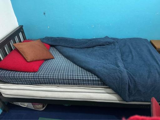 Buy & Sell Ward End Birmingham - Photos for Single Bed and Computer Desk Set - Grey