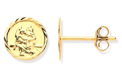 Buy & Sell Horwich Bolton - Photos for 9ct Small St Christopher Studs