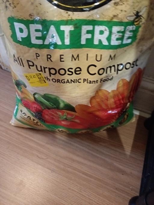 Buy & Sell Nunhead South East London - Photos for 40 litre bag of peat free compost