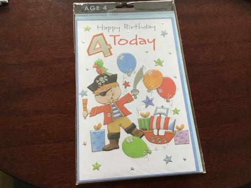 Buy & Sell Essington Wolverhampton - Photos for Child’s birthday card age 4