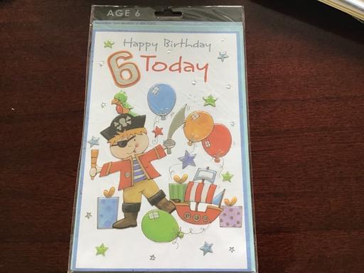 Buy & Sell Essington Wolverhampton - Photos for Child’s birthday card age 6
