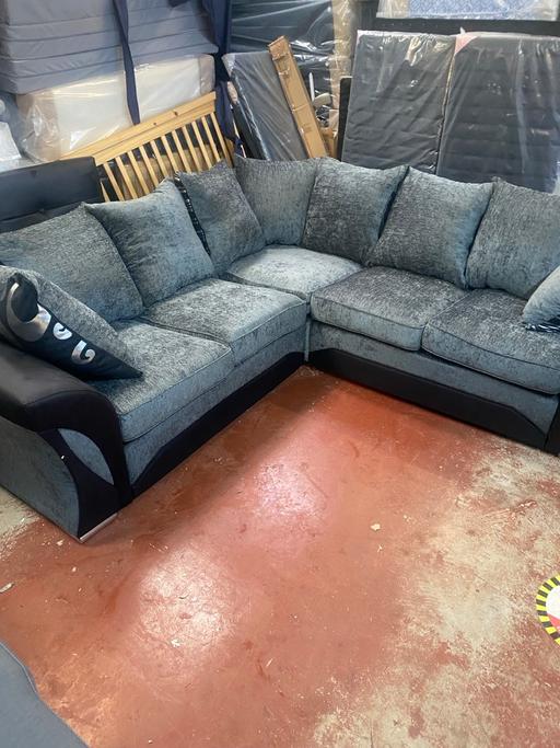 Buy & Sell Coventry City Centre Coventry - Photos for Corner fabric sofa Grey and black