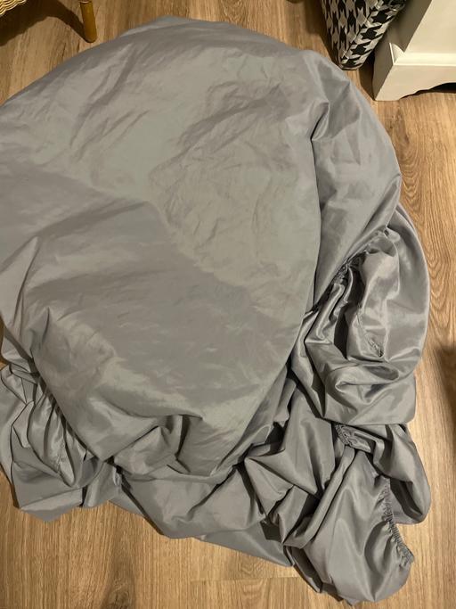 Buy & Sell Conisbrough Doncaster - Photos for Double fitted sheet grey