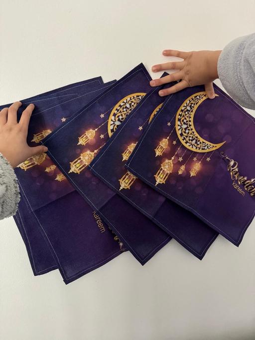 Buy & Sell Acton West London - Photos for Purple & Gold Ramadan Mubarak place mats