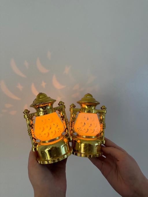 Buy & Sell Shepherd`s Bush West London - Photos for 2 x Gold Ramadan Arab style light up decor