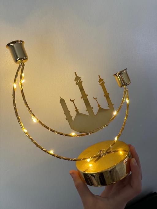 Buy & Sell Acton West London - Photos for Gold candle holder for Ramadan home decor