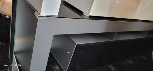 Buy & Sell Bloxwich Walsall - Photos for IKEA TELEVISION UNIT IN GREY GLASS TOP