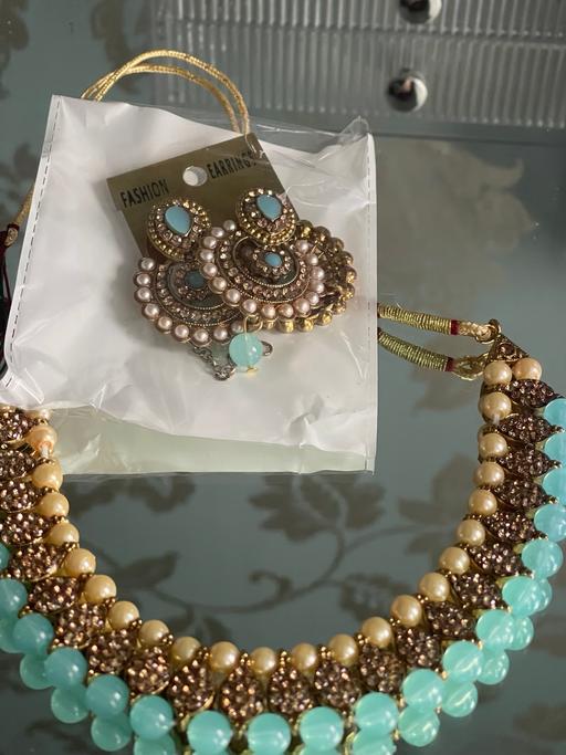 Buy & Sell Handsworth Birmingham - Photos for Turquoise necklace with earrings