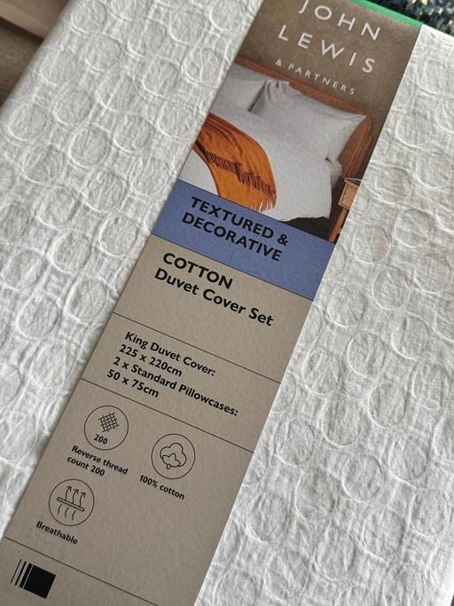 Buy & Sell Hayes Hillingdon - Photos for John Lewis King Size cotton duvet