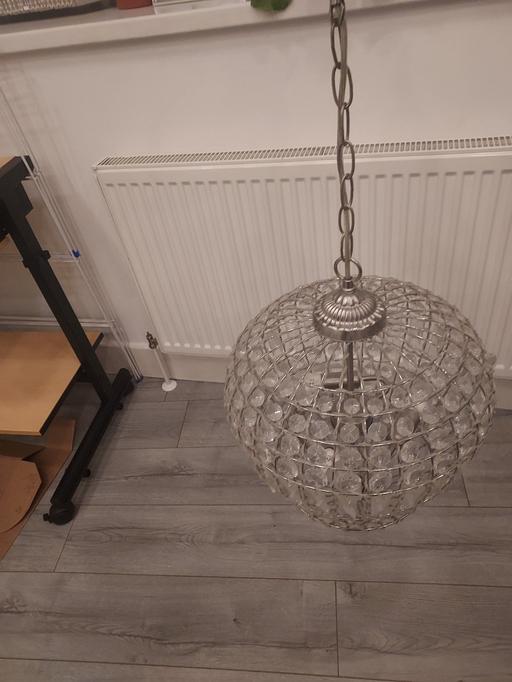 Buy & Sell East Grinstead Mid Sussex - Photos for John Lewis Crystal Pendant Lights Pair