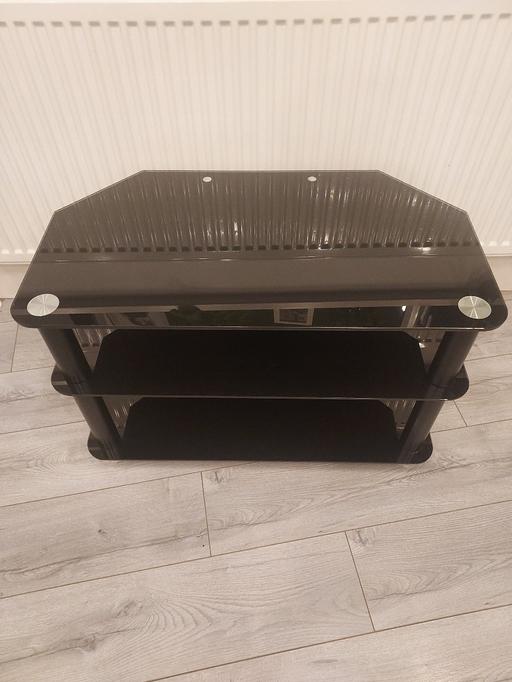 Buy & Sell East Grinstead Mid Sussex - Photos for Black Glass TV Stand