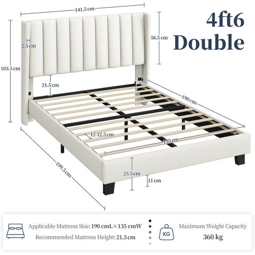 Buy & Sell - Photos for Beige Bed Frame