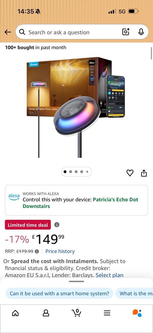 Buy & Sell North Kensington West London - Photos for LED lamp floor