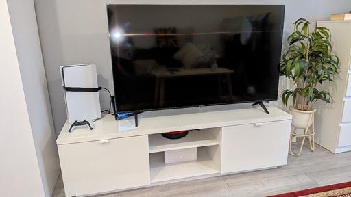 Buy & Sell Rochester Medway - Kent - Photos for LG tv 4K- UHD 55 inch 2024 +IKEA TV stand