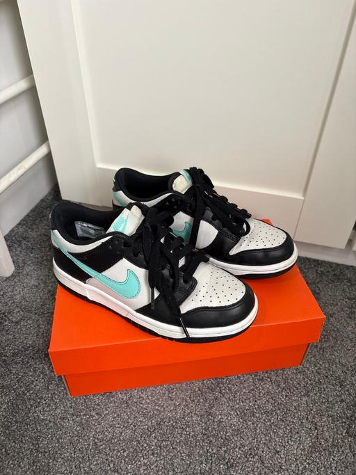Buy & Sell Edgbaston Birmingham - Photos for NIKE junior size 4 Tropicana blue tick dunks