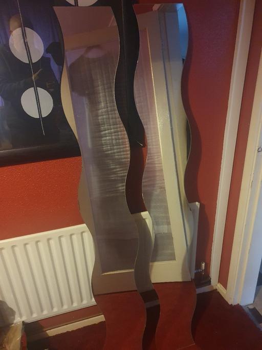 Buy & Sell Pensnett Dudley - Photos for 2 , IKEA Krabb 5ft Wavey Mirrors , Good Con.