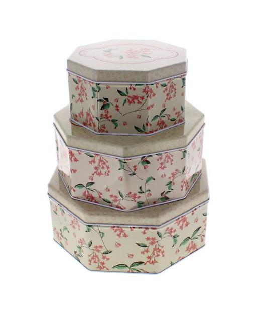 Buy & Sell Sidcup Bexley - Photos for Set of 3 floral Storage Tins.